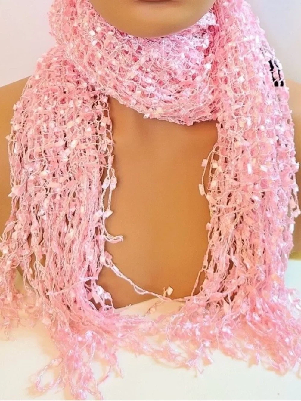 Kirks folly pink scarf new